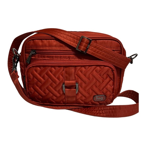 Lug Carousel Quilted Crossbody Bag EUC - Picture 1 of 13